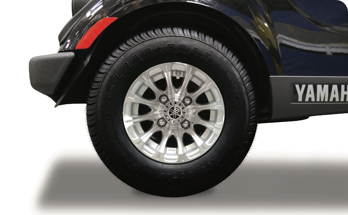 10" 12-Spoke J-Series All-Terrain Silver Alloy Wheels